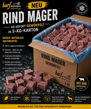 Rindfleisch mager Würfel 5kg